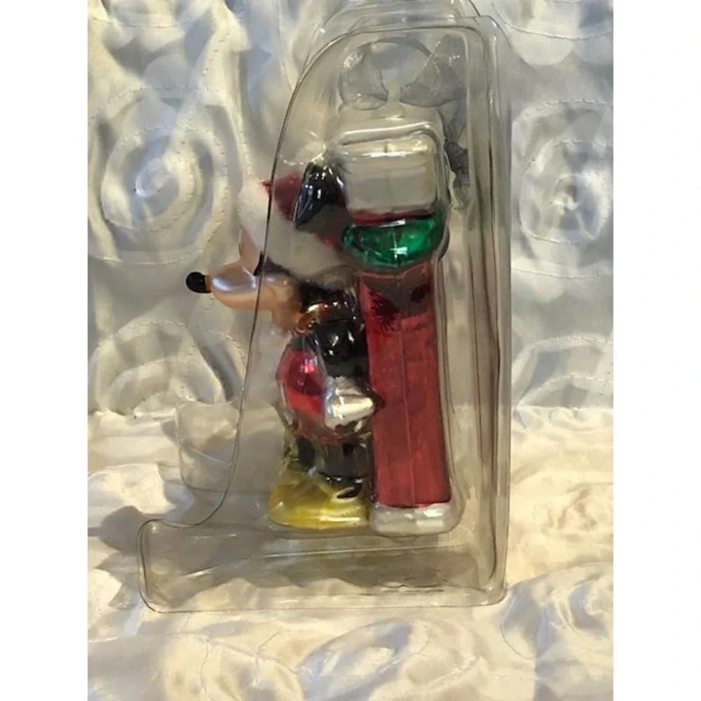 Disney A Touch of Magic Large Blown Glass Mickey Mouse‎ Christmas Ornament -IOB